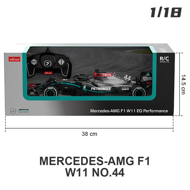 1/12 F1 Mercedes-AMG W11 #44 Lewis Hamilton Formula 1 Racing Remote Control Car Toy Model RC Cars Vehicle Children's toys 1/18