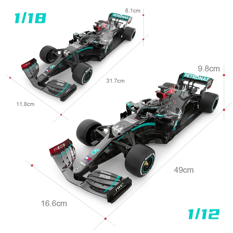 1/12 F1 Mercedes-AMG W11 #44 Lewis Hamilton Formula 1 Racing Remote Control Car Toy Model RC Cars Vehicle Children's toys 1/18