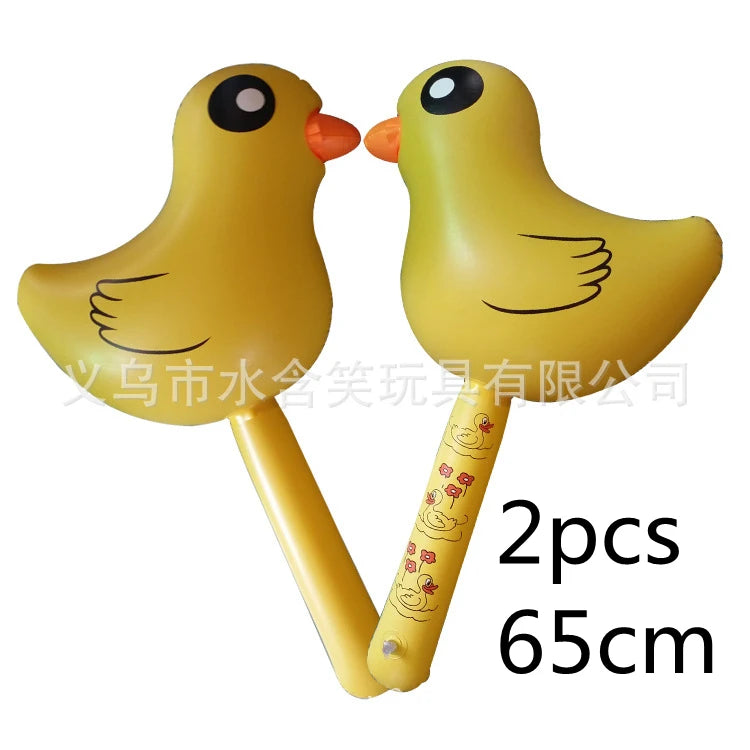 New Pvc Inflatable Knife and Fork Sword Stick Weapon Hammer Sword Stick Axe Props Children's Toys Birthday Gift Balloon