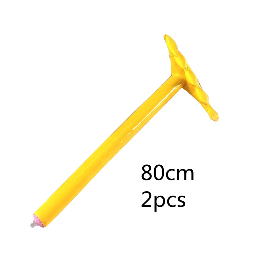 New Pvc Inflatable Knife and Fork Sword Stick Weapon Hammer Sword Stick Axe Props Children's Toys Birthday Gift Balloon