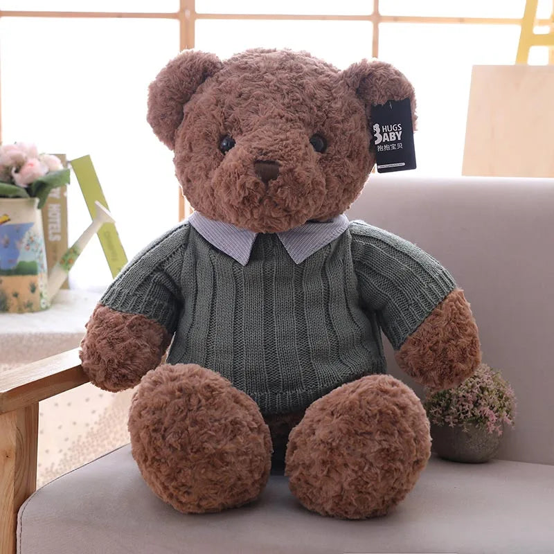 Teddy Bear Plush 50cm 75cm 110cm Big Size Stuffed Animal Bear Soft Doll Birthday Gift For Boy Children's Toys