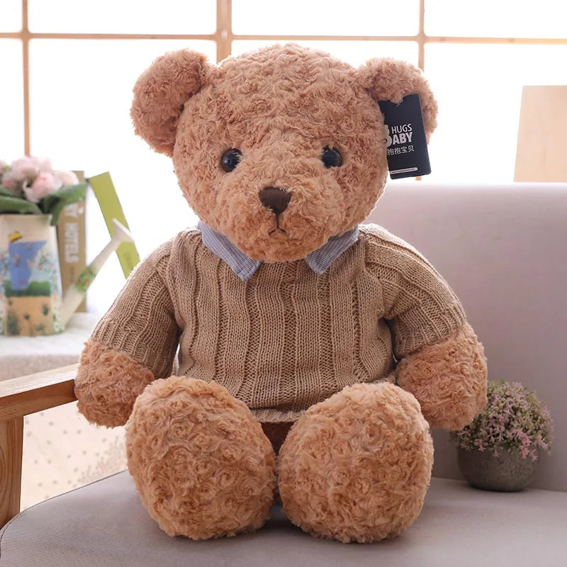 Teddy Bear Plush 50cm 75cm 110cm Big Size Stuffed Animal Bear Soft Doll Birthday Gift For Boy Children's Toys