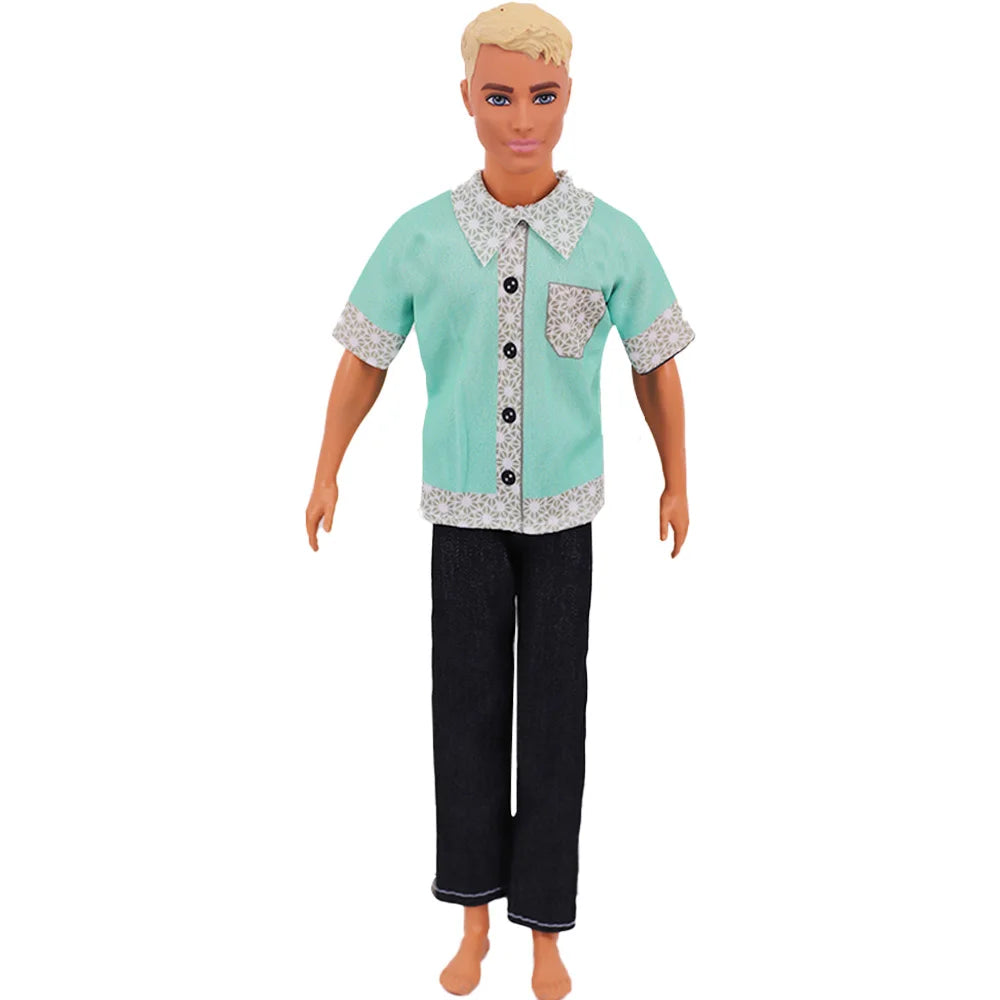 Doll Clothes Ken Doll Clothes Hoodie Sportswear Shirt Coat Outfit Set Doll Accessories Dressing Up Children's Toys,Girls Gift