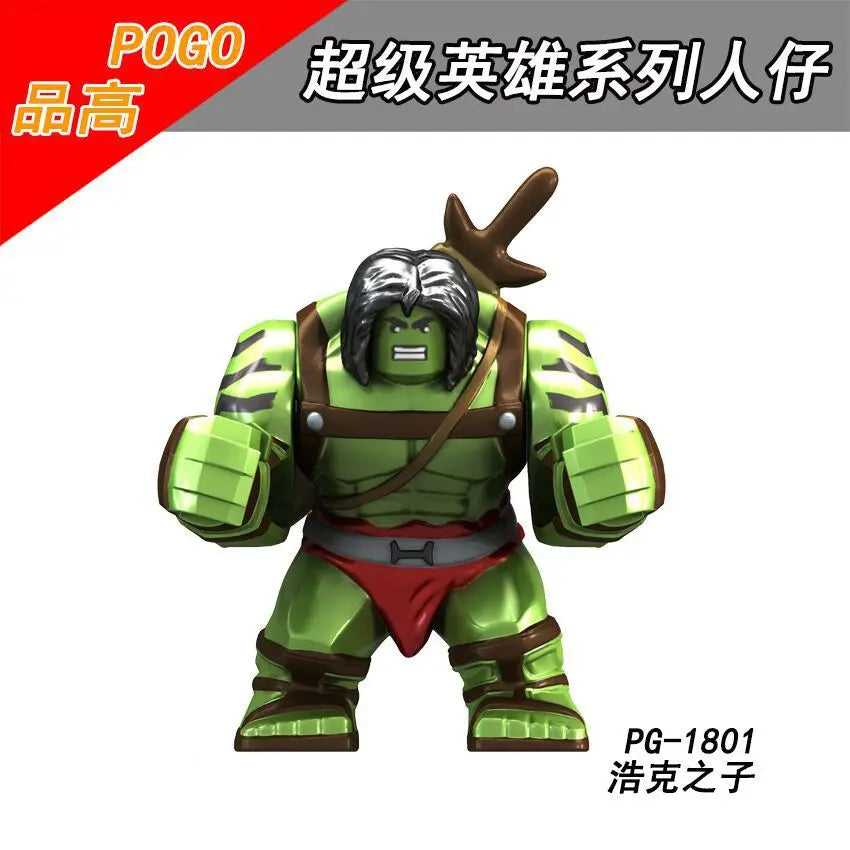Marvel superhero Spider Man, Deadpool, Hulk, building blocks, children's toys, anime characters, Christmas and birthday gifts