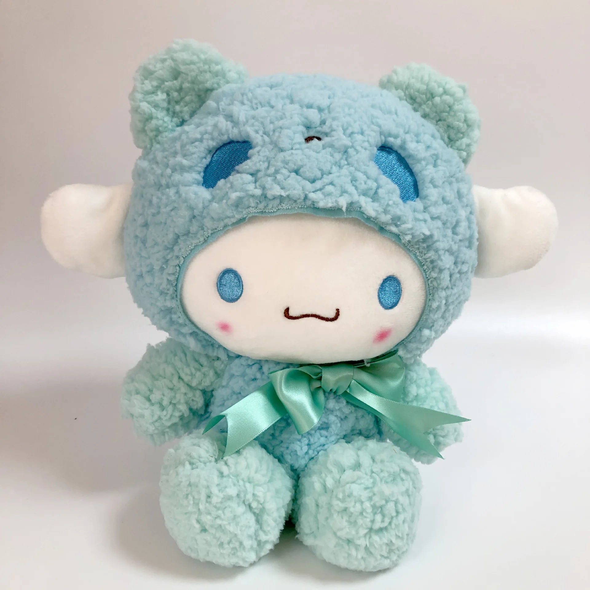 Sanrio Anime Tie Dye Toys Kawaii Kuromi Mymelody Cinnamorol Plush Bow Soft Stuffed Hello Kitty Birthday Gift for Children's Toys