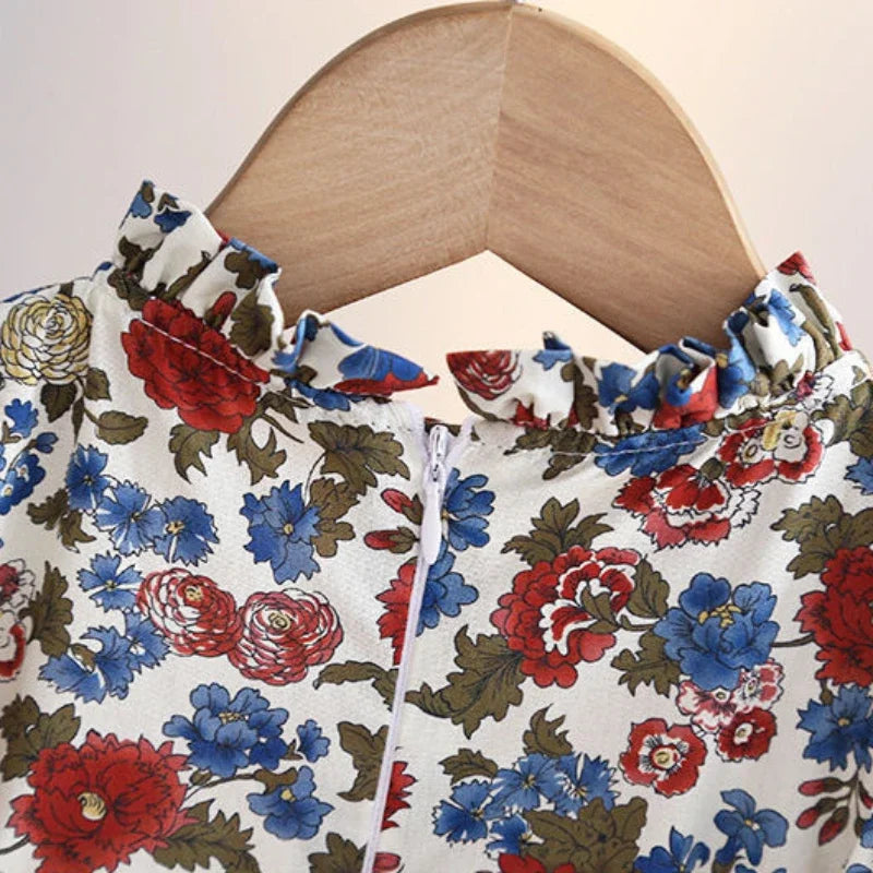 New Summer Baby Girls Clothes Children Cute Fashion Printed Dress Toddler Casual Cotton Costume Kids Clothing Infant Sportswear