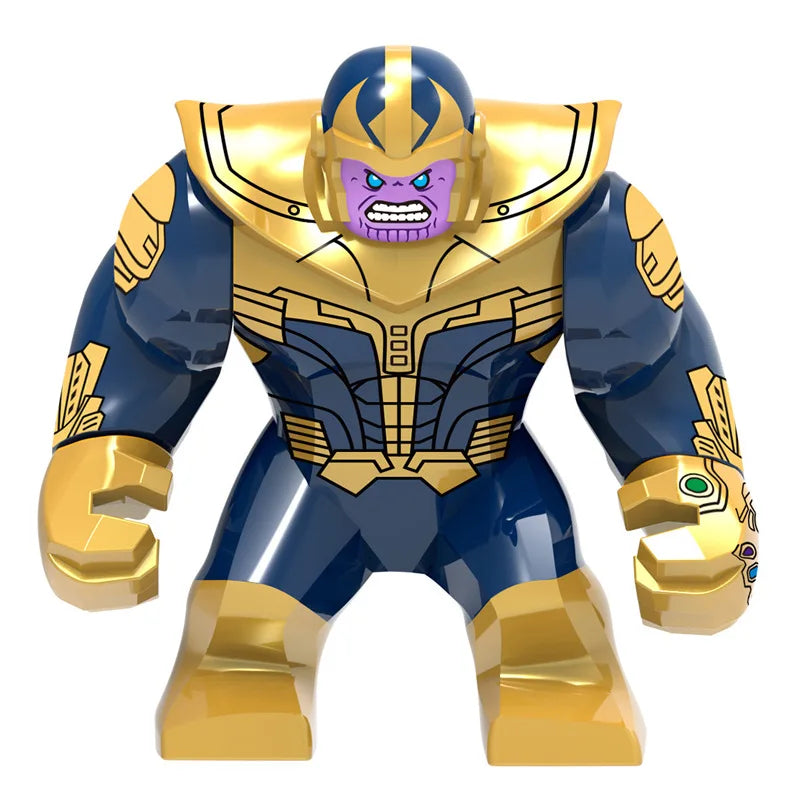 Marvel superhero Spider Man, Deadpool, Hulk, building blocks, children's toys, anime characters, Christmas and birthday gifts