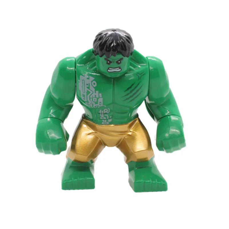 Marvel superhero Spider Man, Deadpool, Hulk, building blocks, children's toys, anime characters, Christmas and birthday gifts