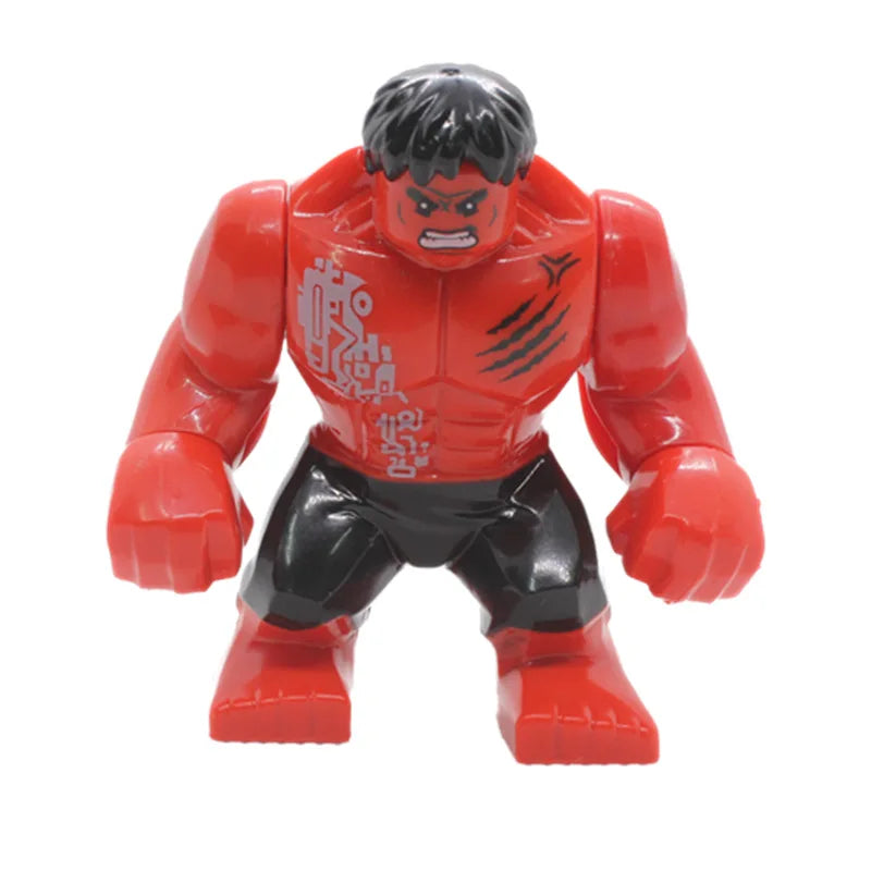 Marvel superhero Spider Man, Deadpool, Hulk, building blocks, children's toys, anime characters, Christmas and birthday gifts