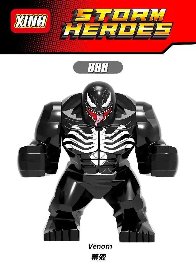 Marvel Brick Venom Massacre Riot Assembly Building Blocks Mobile Dolls Puzzle Children's Toys Christmas Birthday Gift