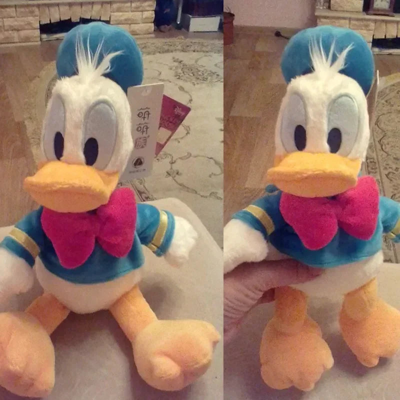 MINISO Donald Duck and Daisy Plush Hot Toys Animal Stuffed Toy PP Cotton Dolls Birthday Christmas New Year Presents for Kids