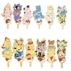 Japanese Anime Enamel Pins Kawaii Brooches For Women Kids Clothing Backpack Lapel Badges Fashion Jewelry Accessories Gifts