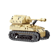 World War 2 WW2 Army Military Soldiers SWAT Armored Vehicle Tank Cannon DIY Model Building Blocks Bricks Children's Toys