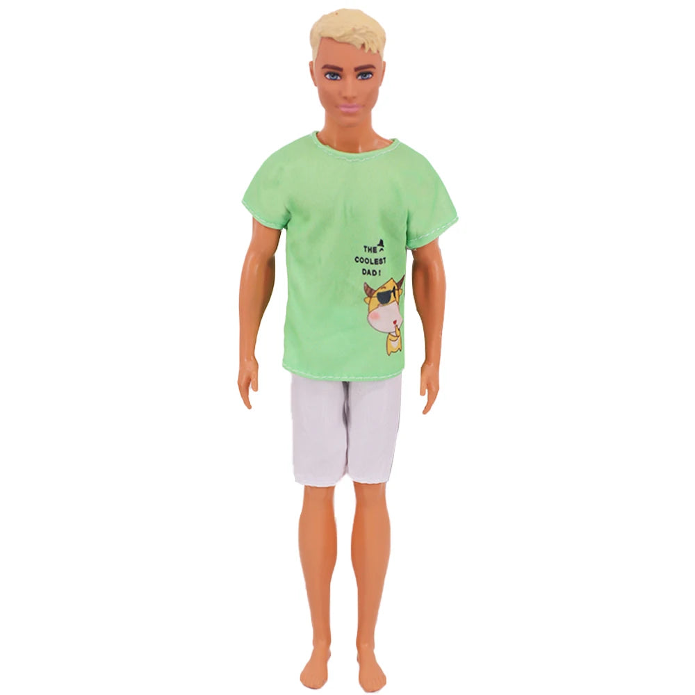 Doll Clothes Ken Doll Clothes Hoodie Sportswear Shirt Coat Outfit Set Doll Accessories Dressing Up Children's Toys,Girls Gift