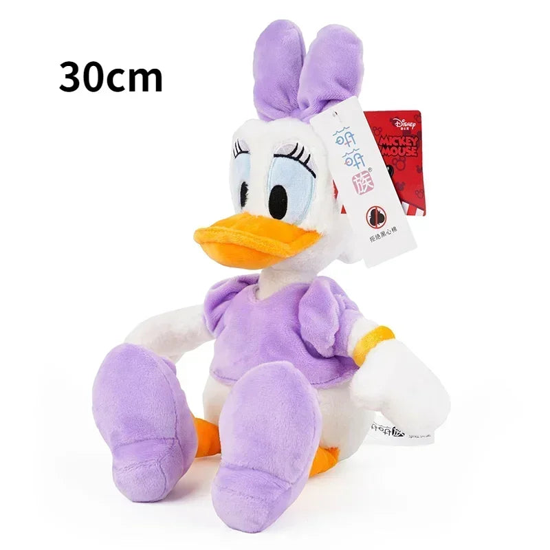 MINISO Donald Duck and Daisy Plush Hot Toys Animal Stuffed Toy PP Cotton Dolls Birthday Christmas New Year Presents for Kids