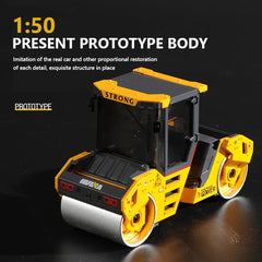 Huina 1/50 Diecast Construction Alloy Car Model Double Pressing Wheel Simulation Engineering Vehicles Cars Model Children's Toys