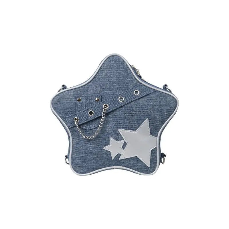 JIAERDI Harajuku Star Silver Ita Bags Backpack Women Lolita Transparent  Shoulder Crossbody Bags Ladies Sweet Cute Y2k Backpacks