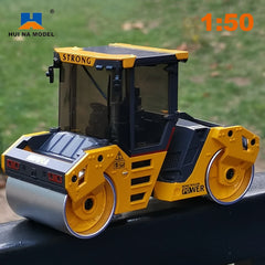 Huina 1/50 Diecast Construction Alloy Car Model Double Pressing Wheel Simulation Engineering Vehicles Cars Model Children's Toys