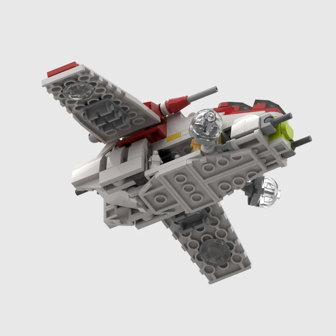 moc119# Republic gunboat of Coruscant GuardMinifig Standard Helmet Assembles Building Blocks children's toys