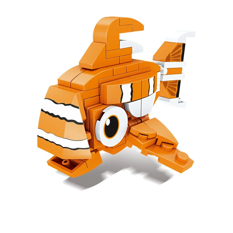 New Marine Animal Building Block Model Lobster Animal Small Particle Puzzle Assembly Children's Toys Science And Education Gifts
