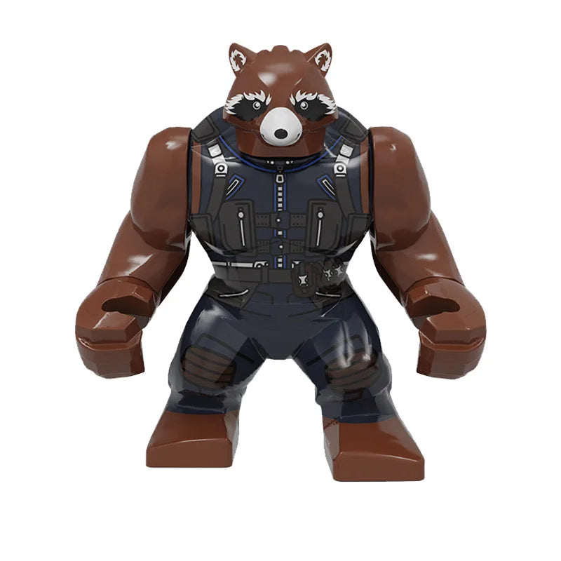 Marvel superhero Spider Man, Deadpool, Hulk, building blocks, children's toys, anime characters, Christmas and birthday gifts