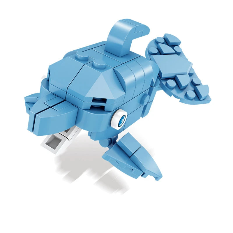 New Marine Animal Building Block Model Lobster Animal Small Particle Puzzle Assembly Children's Toys Science And Education Gifts