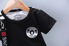 Boys Clothing Children Summer Sports Set Kids Clothing Cotton T-Shit Camouflage Shorts 2PC Outfits Children Tracksuits 0-4Year
