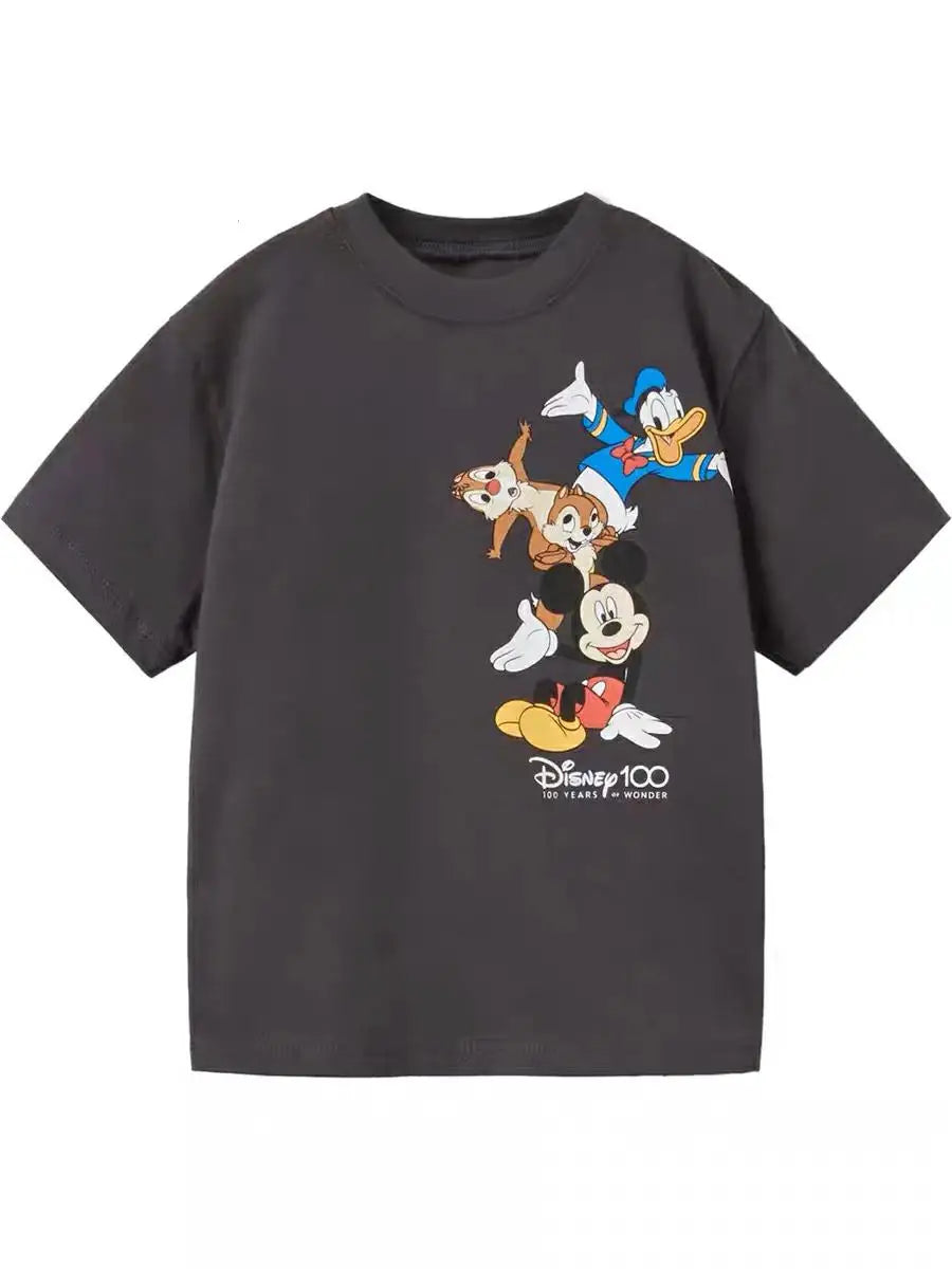 2024 New Children's T-shirt Summer Printed Cartoon Fashion Kids Clothing Short Sleeve Tees Toddler Costume Boys Girls T Shirt
