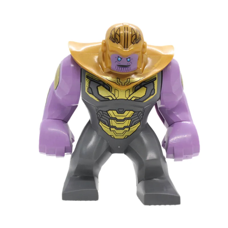 Marvel superhero Spider Man, Deadpool, Hulk, building blocks, children's toys, anime characters, Christmas and birthday gifts