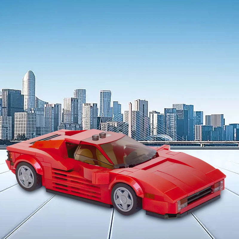 NEW Super car Model Ferraried Testarossa  Model Roadsters Building Blocks Bricks Toy Kid Gift Building Block Children's Toys