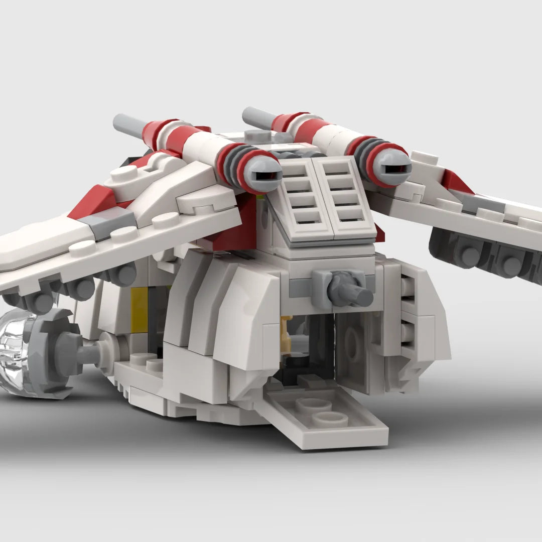 moc119# Republic gunboat of Coruscant GuardMinifig Standard Helmet Assembles Building Blocks children's toys