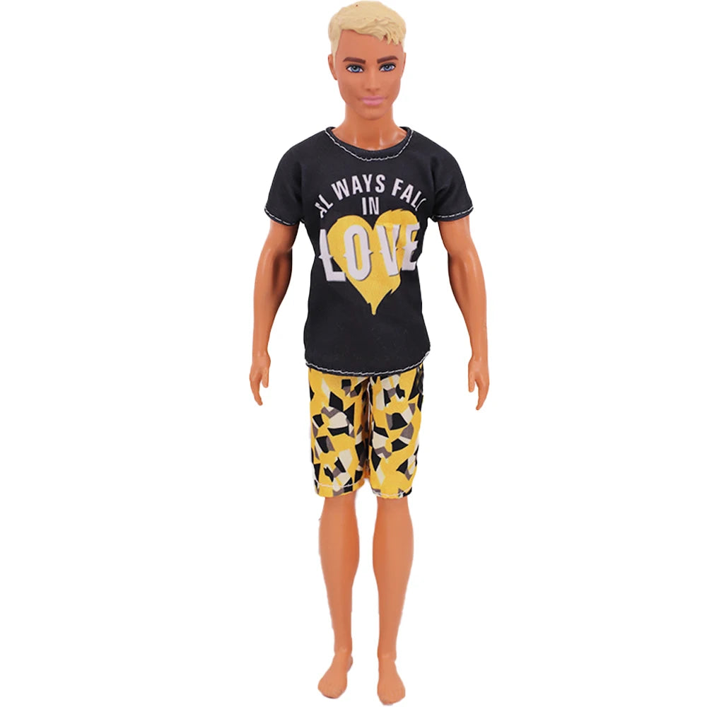 Doll Clothes Ken Doll Clothes Hoodie Sportswear Shirt Coat Outfit Set Doll Accessories Dressing Up Children's Toys,Girls Gift