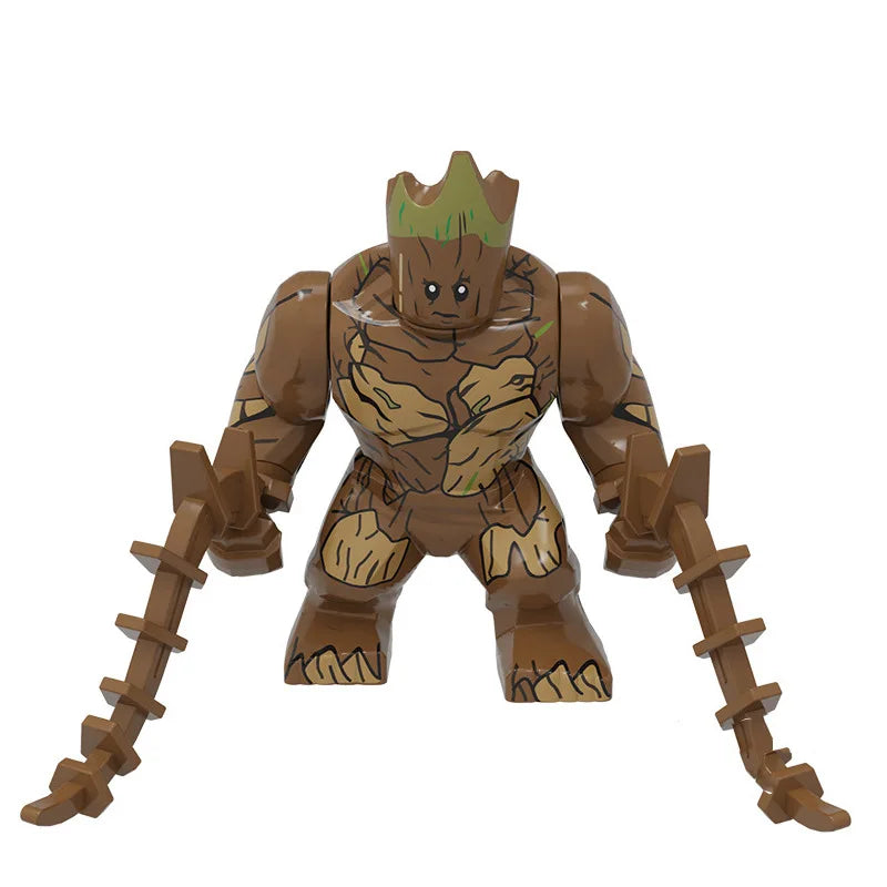 Marvel superhero Spider Man, Deadpool, Hulk, building blocks, children's toys, anime characters, Christmas and birthday gifts