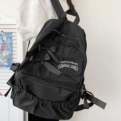 Backpacks Cute Backpack Women School Backpack for College Students College Style Bowknot Personality Kawaii Bags for Women Girls