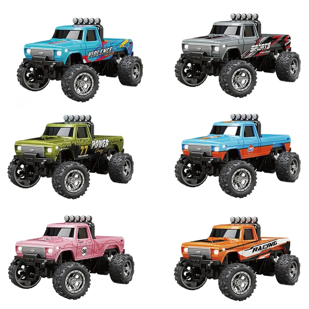METAL RC Cars 1:64 Rc Drift Car Remote Control Car Mini High-Speed Off-road Climbing Children's Toys Kids Gifts Customized