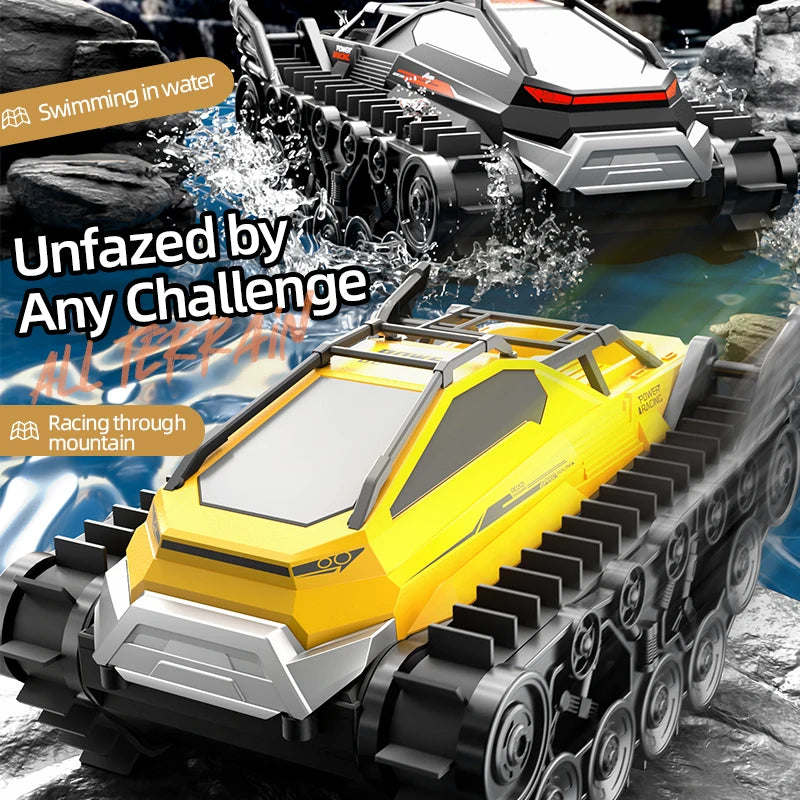 JJRC Q183 4WD RC Car 2.4G Amphibious 4 Wheel Remote Control Truck Climbing Off Road Waterproof Armored Vehicles Children's Toys