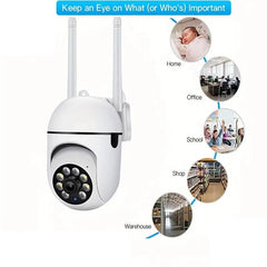 A7 IP Camera Smart Outdoor Home Security WIFI CCTV Surveillance with Color Night Vision Wireless HD 2-Way Audio Camera TF Card