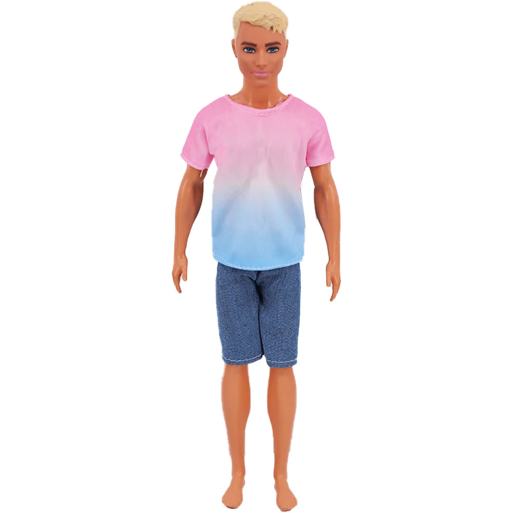 Doll Clothes Ken Doll Clothes Hoodie Sportswear Shirt Coat Outfit Set Doll Accessories Dressing Up Children's Toys,Girls Gift