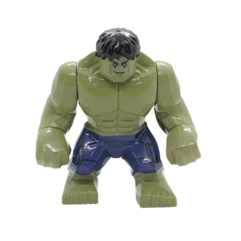 Marvel superhero Spider Man, Deadpool, Hulk, building blocks, children's toys, anime characters, Christmas and birthday gifts