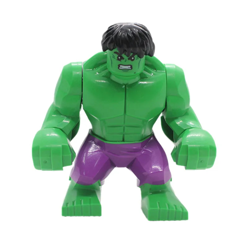 Marvel superhero Spider Man, Deadpool, Hulk, building blocks, children's toys, anime characters, Christmas and birthday gifts