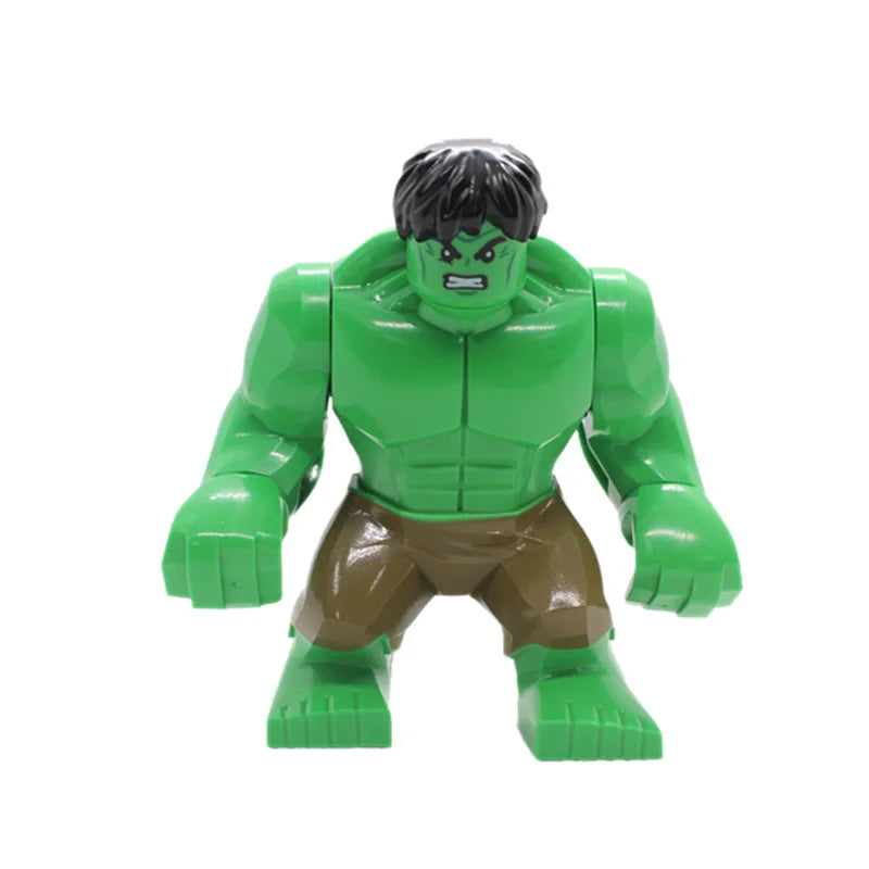 Marvel superhero Spider Man, Deadpool, Hulk, building blocks, children's toys, anime characters, Christmas and birthday gifts