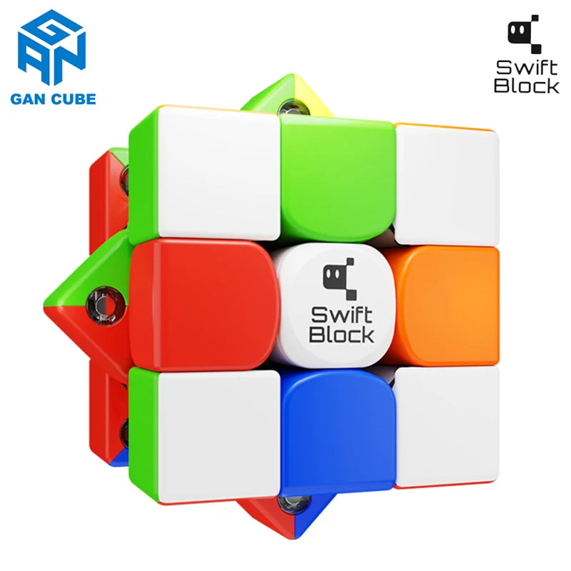 [Picube] GAN Swift Block 355S 3x3 Magnetic Magic Cube Speed Puzzle Children's Toys Professional Gan 355 S 3X3X3 Cubo Magico