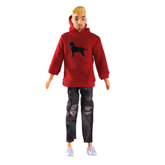 Doll Clothes Ken Doll Clothes Hoodie Sportswear Shirt Coat Outfit Set Doll Accessories Dressing Up Children's Toys,Girls Gift