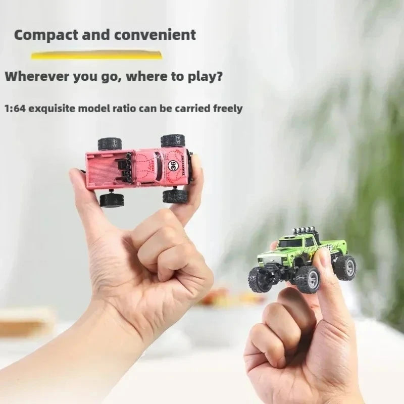 METAL RC Cars 1:64 Rc Drift Car Remote Control Car Mini High-Speed Off-road Climbing Children's Toys Kids Gifts Customized