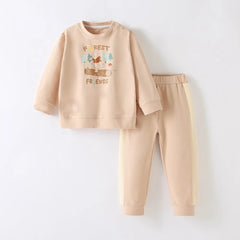 Mickey Printed Children's Long Sleeve Suit Sweatshirt + Trousers 2pc/set Kids Clothing Autumn Fashion Toddler Costume Tracksuit