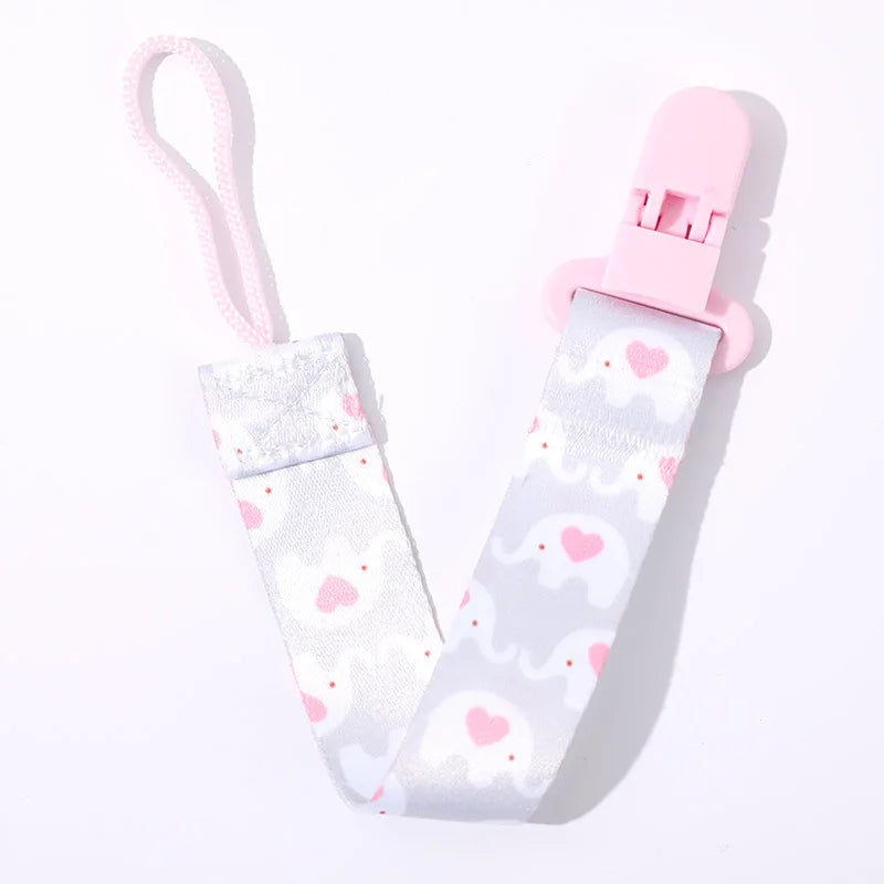 1/3pcs Cartoon cloth Fabric Baby pacifier chain Pacifier anti drop chain Anti loss clip for children's toys