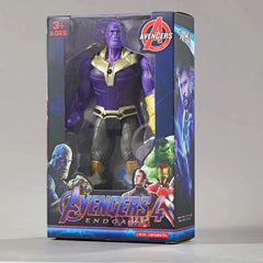17cm Marvel Spiderman Model Anime Action Figures Spider-Man captainironman Luminous Children's Toys decorationdolls Gifts