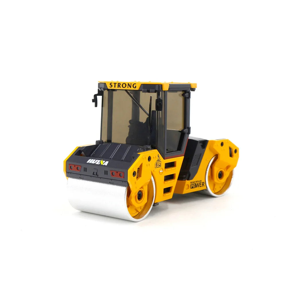 Huina 1/50 Diecast Construction Alloy Car Model Double Pressing Wheel Simulation Engineering Vehicles Cars Model Children's Toys