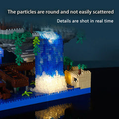 Taohuatan national style architecture high difficulty building block assembly toys desktop ornaments children's toys