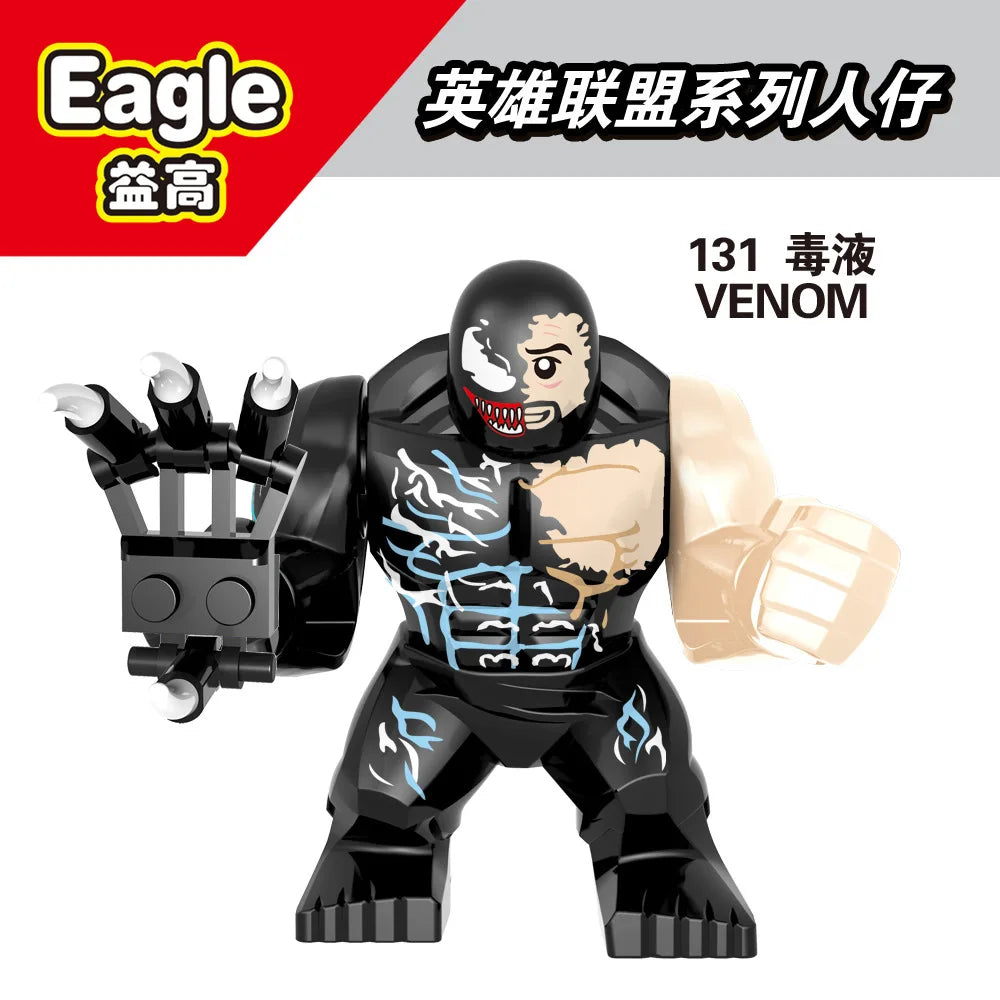 Marvel Brick Venom Massacre Riot Assembly Building Blocks Mobile Dolls Puzzle Children's Toys Christmas Birthday Gift